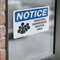 Signmission Facilities Department Muster Area Sign With Symbol, 5 in W x Rectangle, Vinyl Decal OS-2PACK-NS-D-35-L-12399 - alternate 6
